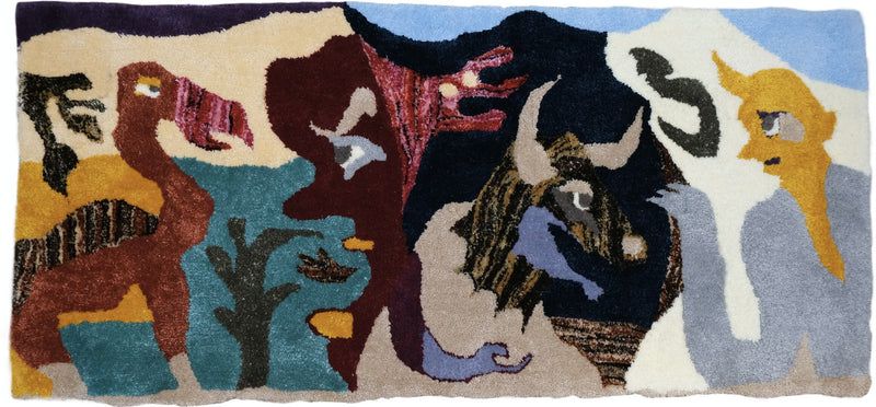 ラグ絵画床絵画（上段）