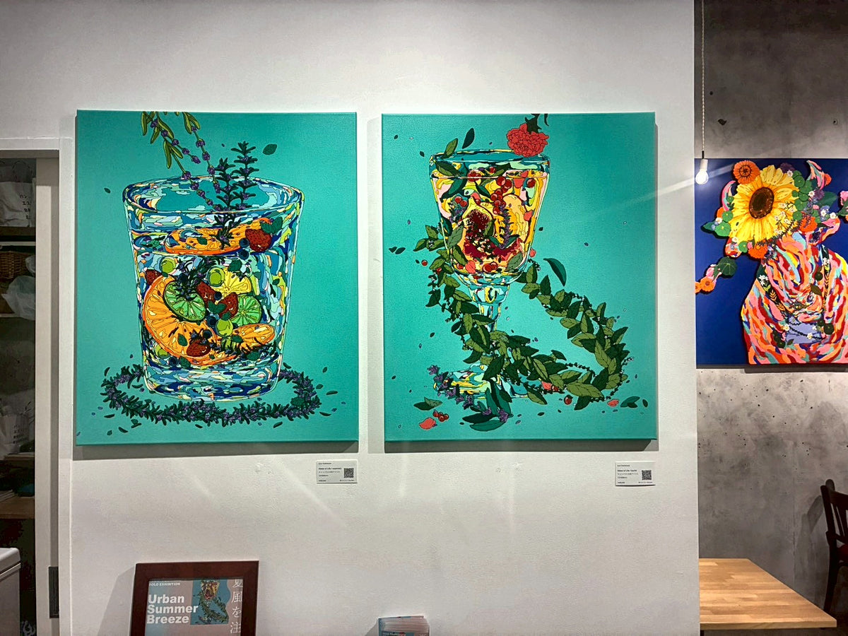 icco Yoshimura「Urban Summer Breeze｜夏風を注ぐ」 展示風景
