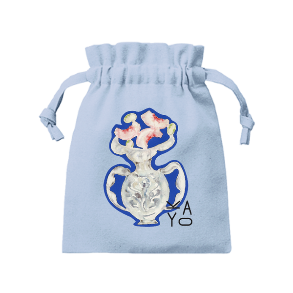 Drawstring Pouch Light Blue II